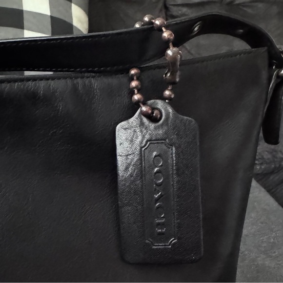 EUC Coach Bleecker Mini Duffle Bucket Black Crossbody Bag, w/tag & dust bag - Picture 11 of 14